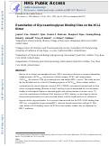 Cover page: Examination of Glycosaminoglycan Binding Sites on the XCL1 Dimer