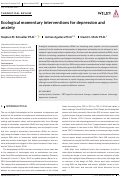 Cover page: Ecological momentary interventions for depression and anxiety.