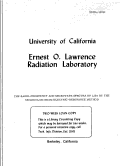 Cover page: THE RADIO-FREQUENCY AND MICROWAVE SPECTRA OF LiBr BY THE MOLECULAR-BEAM ELECTRIC RESONANCE METHOD