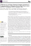 Cover page: [18F]Flotaza for Aβ Plaque Diagnostic Imaging: Evaluation in Postmortem Human Alzheimer’s Disease Brain Hippocampus and PET/CT Imaging in 5xFAD Transgenic Mice