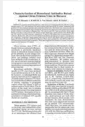 Cover page: Characterization of Monoclonal Antibodies Raised Against Citrus Tristeza Virus in Morocco