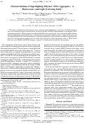 Cover page: Characterization of Superlighting Polymer−DNA Aggregates: A Fluorescence and Light Scattering Study †