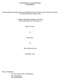 Cover page: Examining Relationships Between Social-Emotional, Cultural, and Academic Outcomes of Culturally Diverse Adolescents