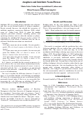 Cover page: Anaphora and Indefinite Noun-Phrases