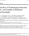 Cover page: The Black Box of Technological Outcome Measures: An Example in Duchenne Muscular Dystrophy