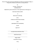 Cover page: Characterizing the Organizational Identities of California Community Colleges: A Comparison of Manual and Machine Learning Methods.