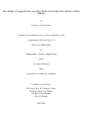 Cover page: The Origin of Agglomerates and their Role in Forming Near-Surface Glassy Fallout