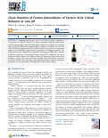 Cover page: Chain Reaction of Fenton Autoxidation of Tartaric Acid: Critical Behavior at Low pH