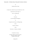 Cover page: Subsemble: A Flexible Subset Ensemble Prediction Method