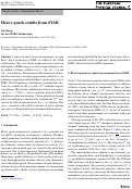 Cover page: Heavy quark results from STAR