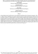 Cover page: Does production facilitate learning morphosyntactic generalisations?