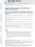 Cover page: Reliability of additional reported seizure manifestations to identify dissociative seizures.