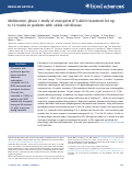 Cover page: Multicenter, phase 1 study of etavopivat (FT-4202) treatment for up to 12&nbsp;weeks in patients with sickle cell disease.