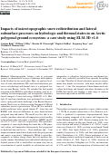 Cover page: Impacts of microtopographic snow redistribution and lateral subsurface processes on hydrologic and thermal states in an Arctic polygonal ground ecosystem: a case study using ELM-3D v1.0