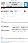 Cover page: Regional biaxial mechanical data of the mitral and tricuspid valve anterior leaflets.