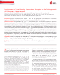 Cover page: Involvement of Low‐Density Lipoprotein Receptor in the Pathogenesis of Pulmonary Hypertension