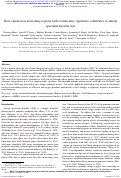 Cover page: Rare variation in noncoding regions with evolutionary signatures contributes to autism spectrum disorder risk