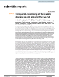 Cover page: Temporal clustering of Kawasaki disease cases around the world.