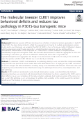 Cover page: Cerebrospinal fluid p-tau217 performs better than p-tau181 as a biomarker of Alzheimer’s disease