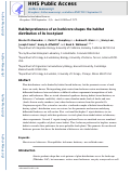 Cover page: Habitat preference of an herbivore shapes the habitat distribution of its host plant