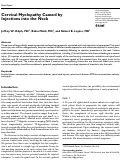 Cover page: Cervical Myelopathy Caused by Injections into the Neck